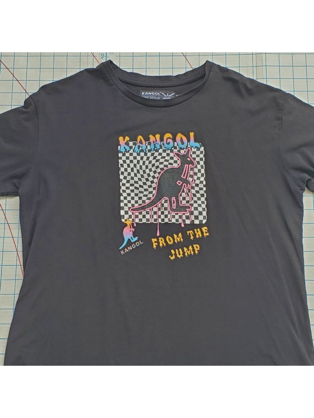 Kangol From The Jump Woman's Size XLarge T-Shirt Top Kangaroo Born British UK